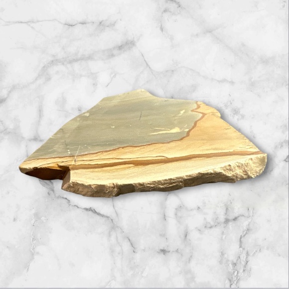 Cripple creek Oregon unpolished picture jasper slab raw edge 3.5 inch - Picture 6 of 6